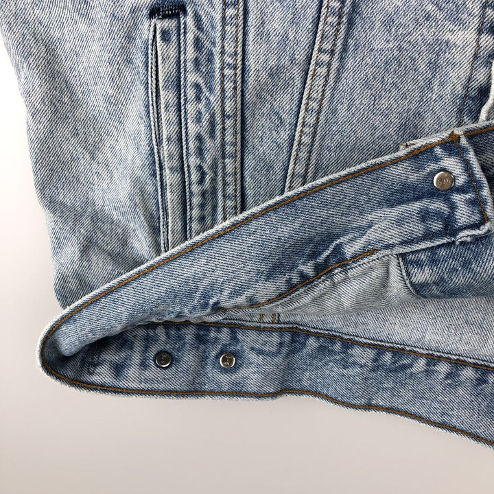 90'S Vintage Levi's Denim Vest, Made in USA, Men's Size Medium cotton blue type Vintage Second Hand
