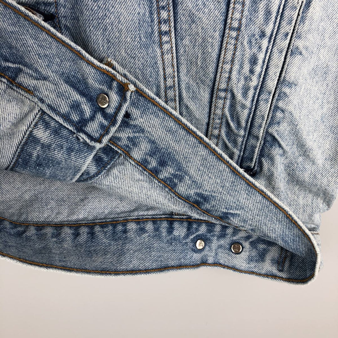 90'S Vintage Levi's Denim Vest, Made in USA, Men's Size Medium cotton blue type Vintage Second Hand