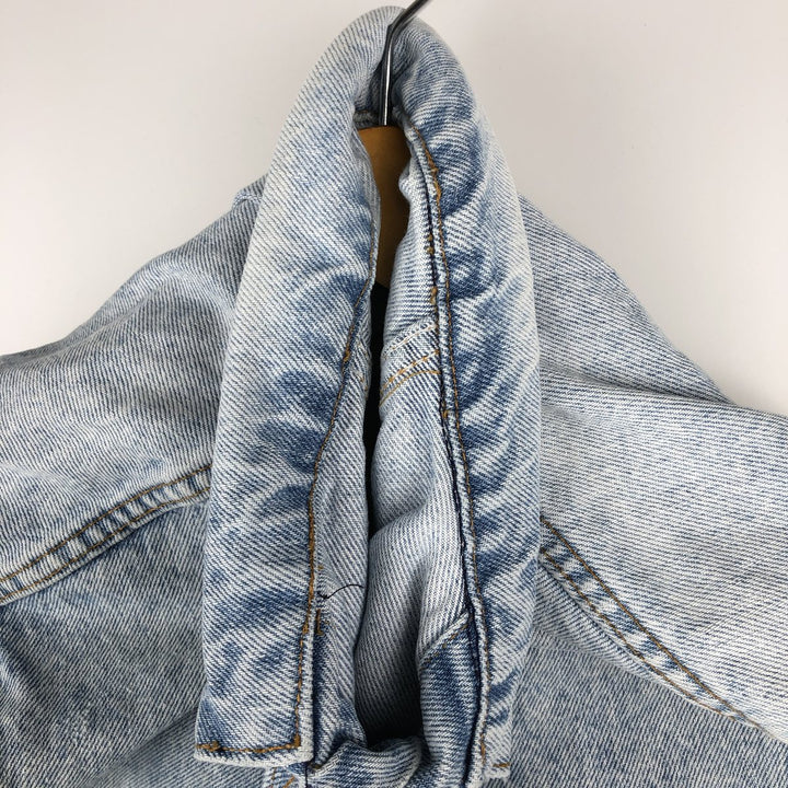 90'S Vintage Levi's Denim Vest, Made in USA, Men's Size Medium cotton blue type Vintage Second Hand