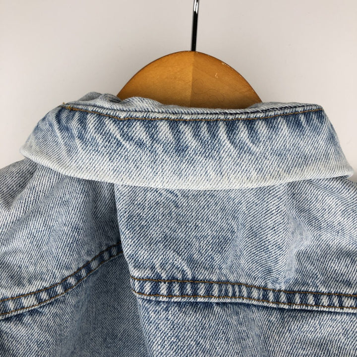 90'S Vintage Levi's Denim Vest, Made in USA, Men's Size Medium cotton blue type Vintage Second Hand