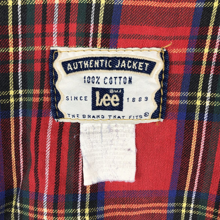 Vintage 90'S Lee denim vest, size L, men's cotton blue type Vintage Second Hand