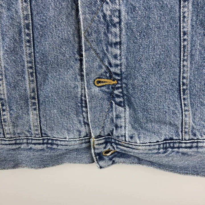 Vintage 90'S Lee denim vest, size L, men's cotton blue type Vintage Second Hand