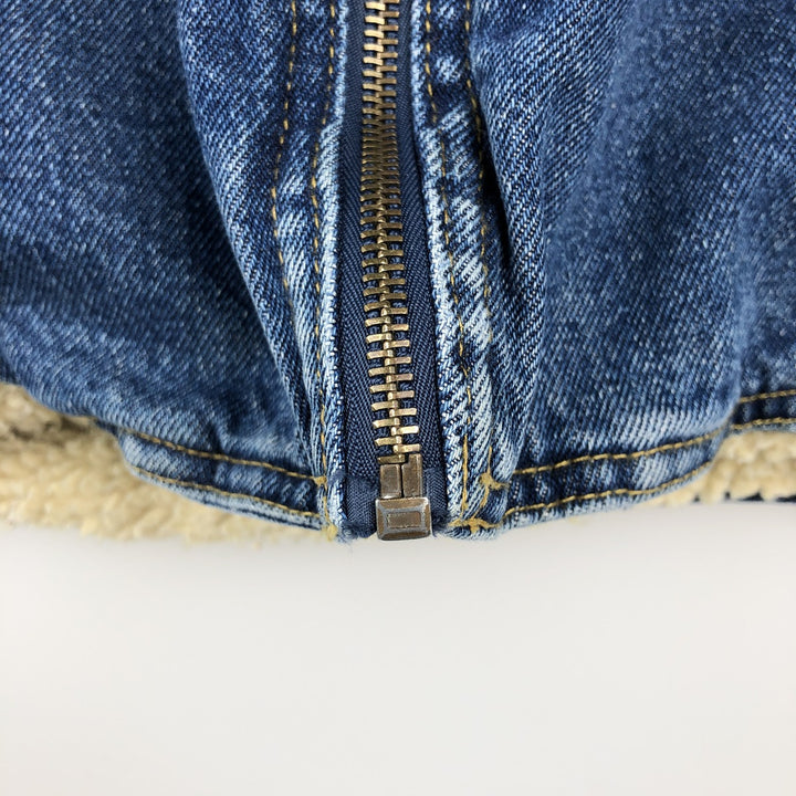 Vintage 90'S Wrangler HERO denim vest, size M, men's cotton blue type Vintage Second Hand