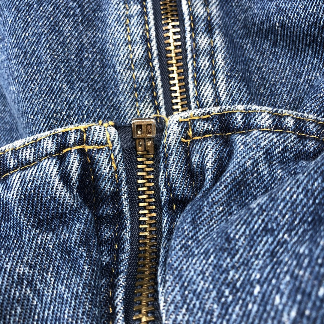 Vintage 90'S Wrangler HERO denim vest, size M, men's cotton blue type Vintage Second Hand