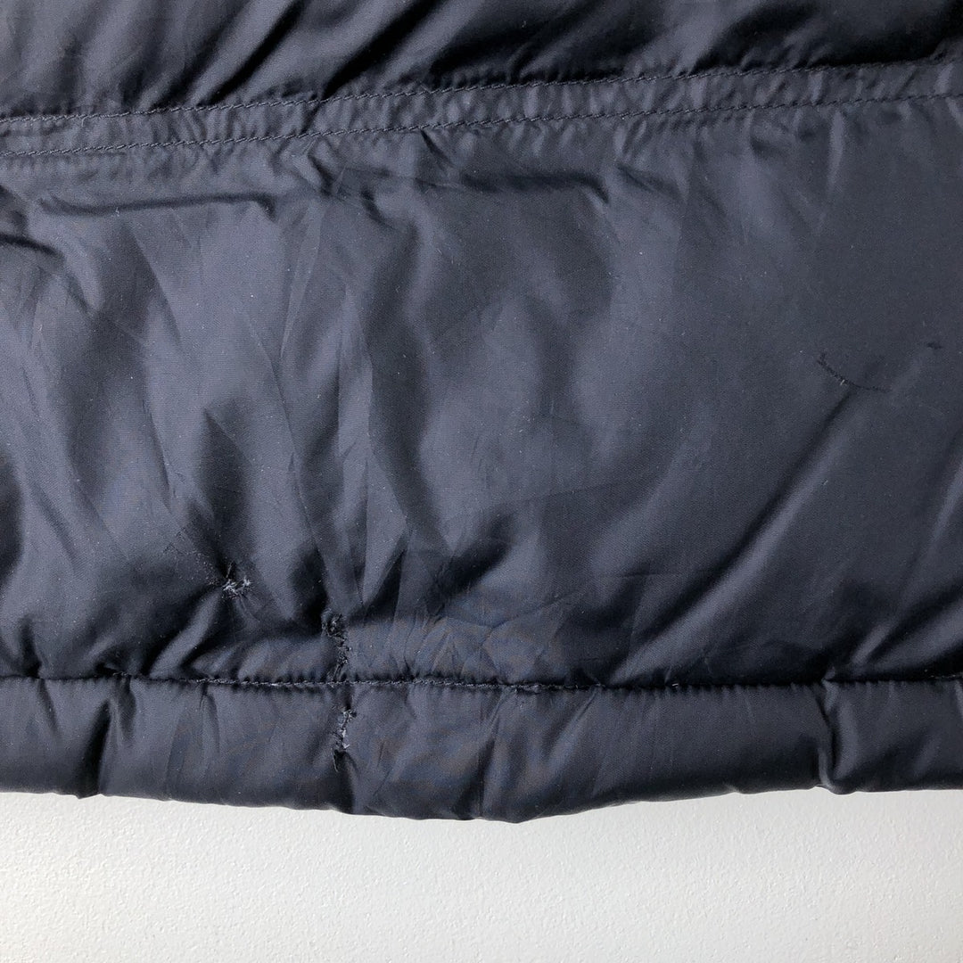 2000'S Lands' End Down Vest, Men's Size M Nylon black type Vintage Second Hand
