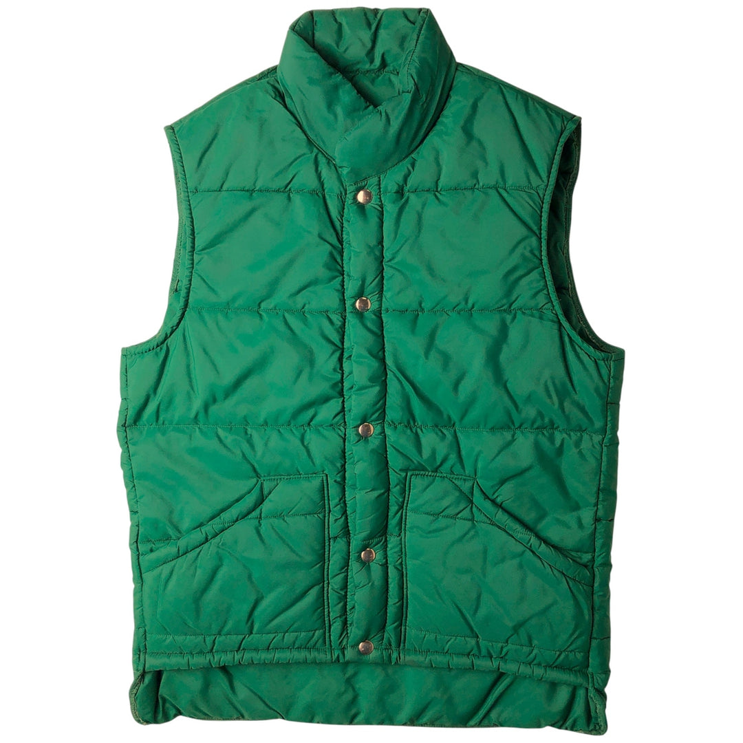 Vintage 1990'S Golden Bear padded vest, size M, men's unclear green type Vintage Second Hand