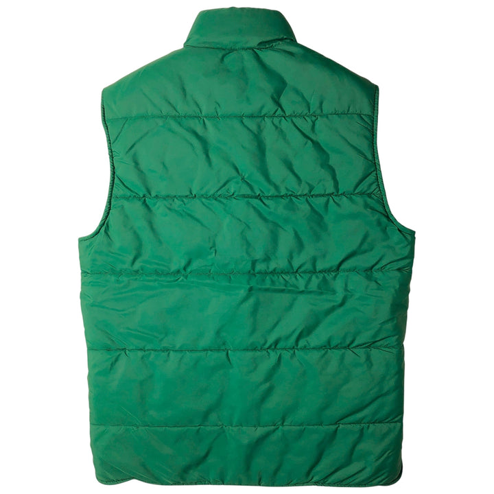 Vintage 1990'S Golden Bear padded vest, size M, men's unclear green type Vintage Second Hand