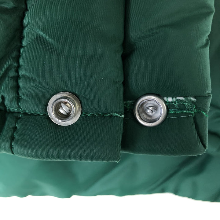 Vintage 1990'S Golden Bear padded vest, size M, men's unclear green type Vintage Second Hand