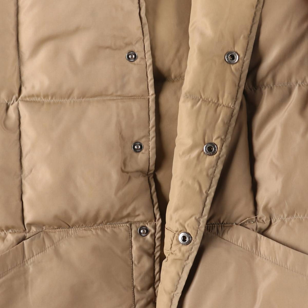 Vintage 80s-90'S Lands' End goose down vest, size M, men's Nylon gray type Vintage Second Hand