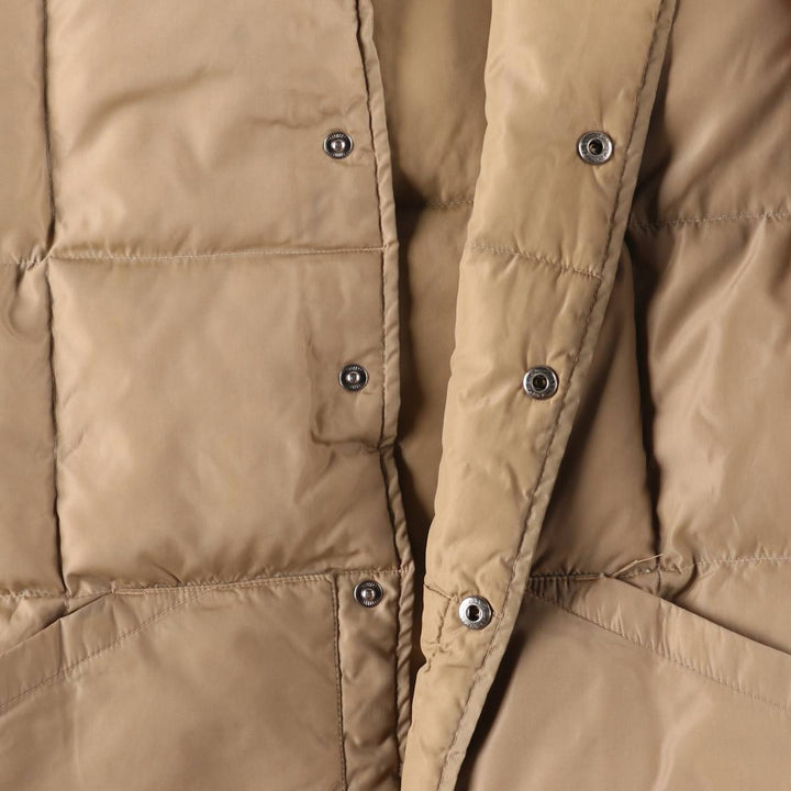 Vintage 80s-90'S Lands' End goose down vest, size M, men's Nylon gray type Vintage Second Hand