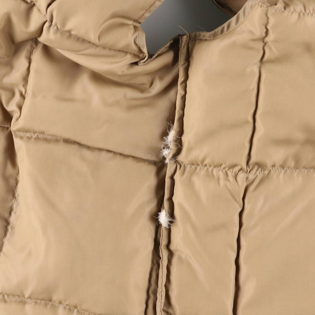 Vintage 80s-90'S Lands' End goose down vest, size M, men's Nylon gray type Vintage Second Hand
