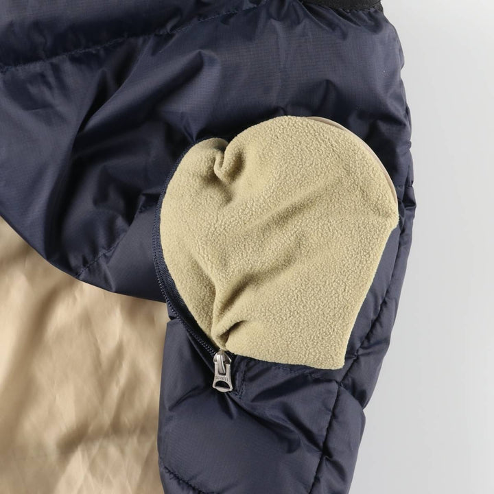 90'S SCHOTT padded vest, men's size L, vintage Nylon navy blue type Vintage Second Hand
