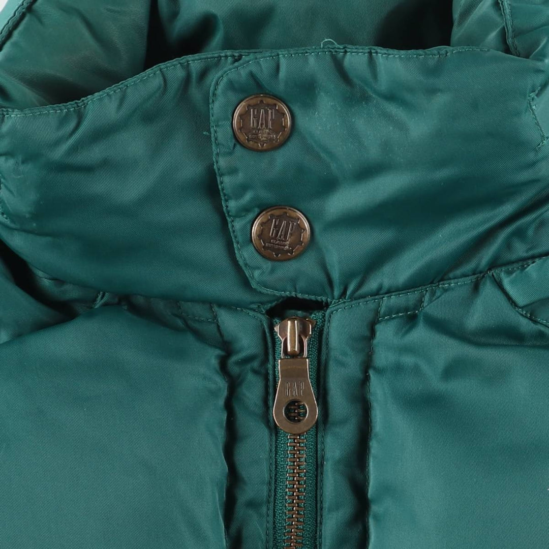 90'S GAP Vintage Down Vest, Men's Size Medium Nylon green type Vintage Second Hand