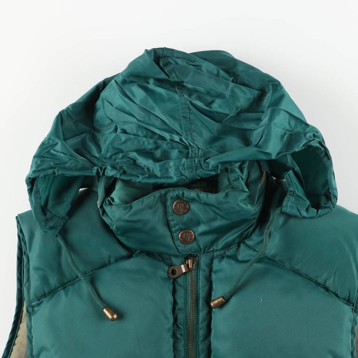 90'S GAP Vintage Down Vest, Men's Size Medium Nylon green type Vintage Second Hand