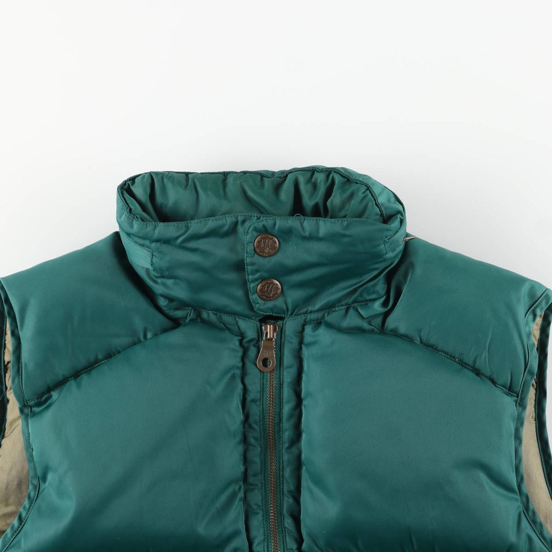 90'S GAP Vintage Down Vest, Men's Size Medium Nylon green type Vintage Second Hand