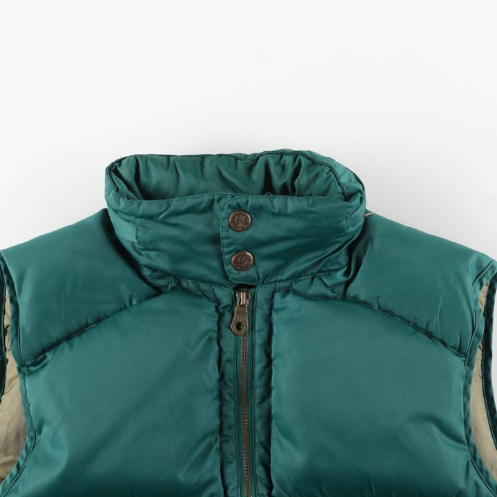 90'S GAP Vintage Down Vest, Men's Size Medium Nylon green type Vintage Second Hand