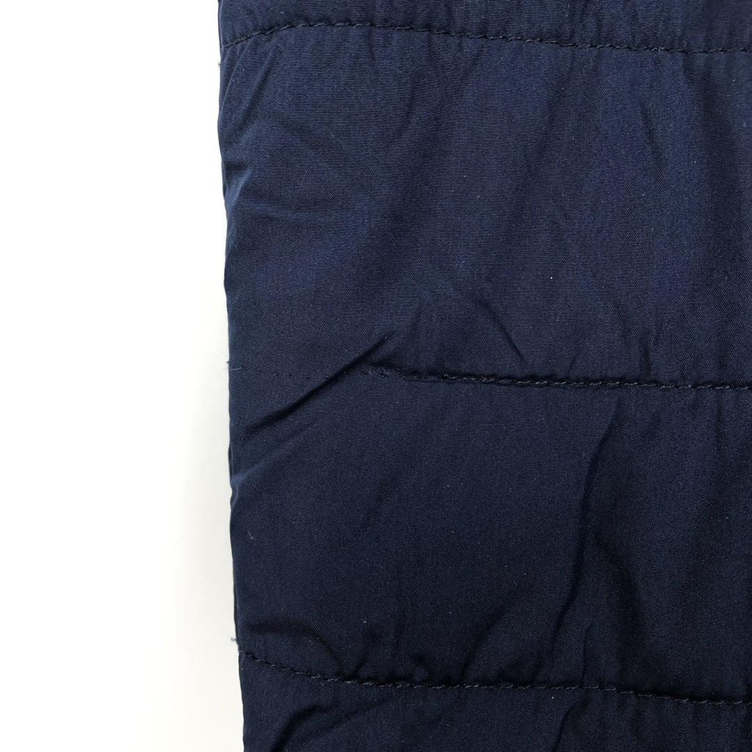 Brooks Brothers Reversible Padded Vest, Men's Size Medium polyester navy blue type Vintage Second Hand