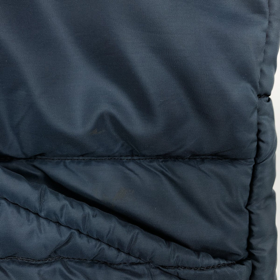 Vintage 70s-80'S Fleetwood Sportswear padded vest, men's size XL Nylon navy blue type Vintage Second Hand