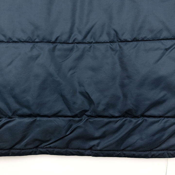 Vintage 70s-80'S Fleetwood Sportswear padded vest, men's size XL Nylon navy blue type Vintage Second Hand