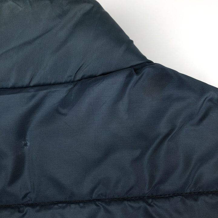 Vintage 70s-80'S Fleetwood Sportswear padded vest, men's size XL Nylon navy blue type Vintage Second Hand