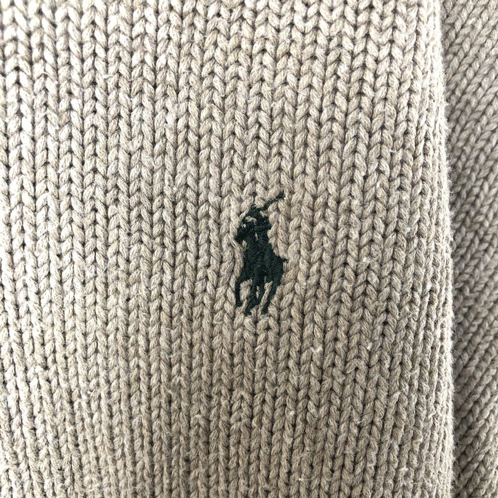 Ralph Lauren POLO by Ralph Lauren Cotton Knit Sweater Men's XXL cotton Beige type Vintage Second Hand