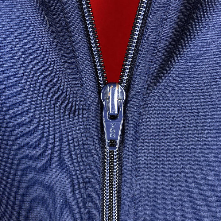 Vintage 90'S Nike silver tag track jacket, men's size XL unclear navy blue type Vintage Second Hand