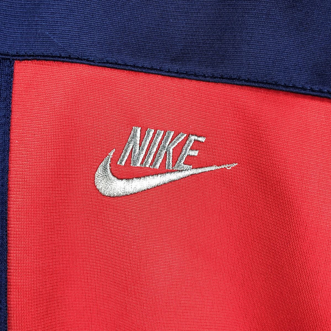 Vintage 90'S Nike silver tag track jacket, men's size XL unclear navy blue type Vintage Second Hand