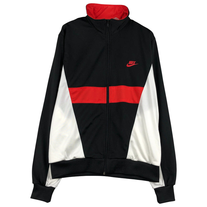 Vintage 90'S Nike silver tag track jacket, size M, men's unclear black type Vintage Second Hand