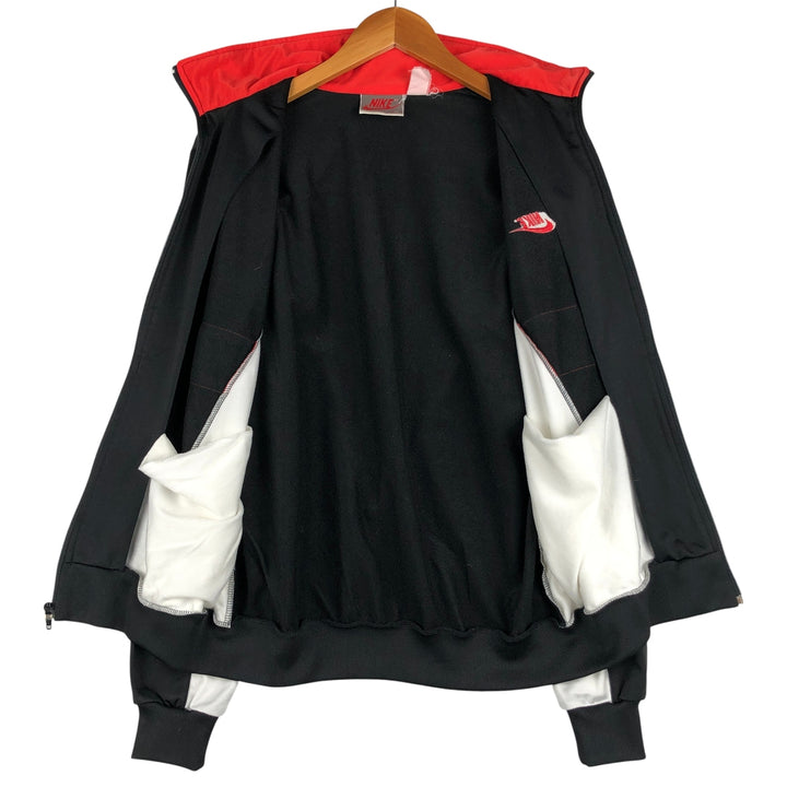 Vintage 90'S Nike silver tag track jacket, size M, men's unclear black type Vintage Second Hand