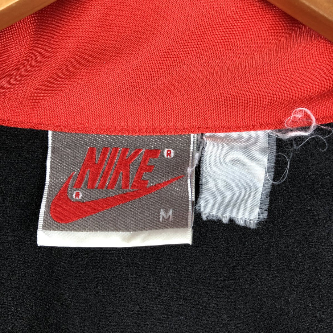 Vintage 90'S Nike silver tag track jacket, size M, men's unclear black type Vintage Second Hand