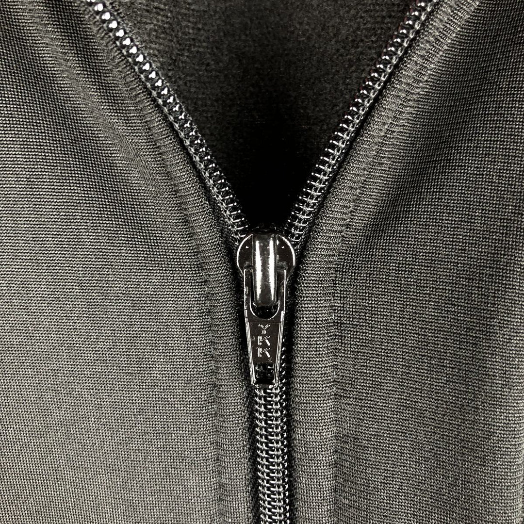 Vintage 90'S Nike silver tag track jacket, size M, men's unclear black type Vintage Second Hand