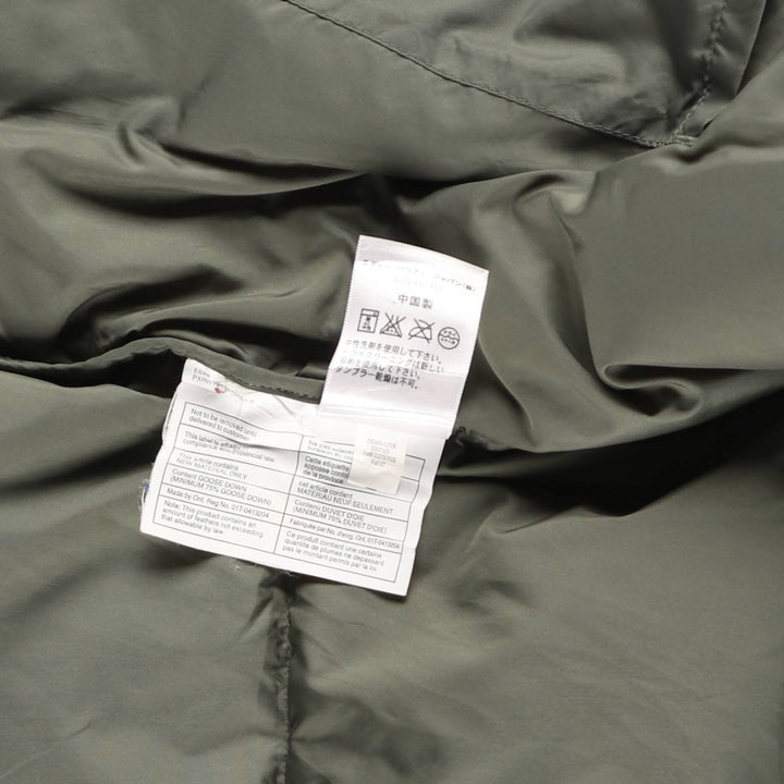 2000'S Eddie Bauer goose down vest, men's size L cotton Khaki type Vintage Second Hand