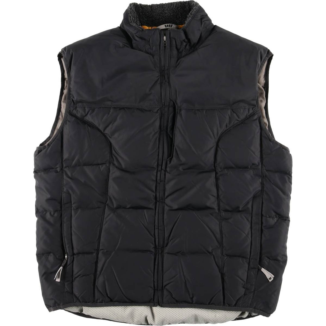 2000'S GAP Down Vest, Men's Size L Nylon black type Vintage Second Hand