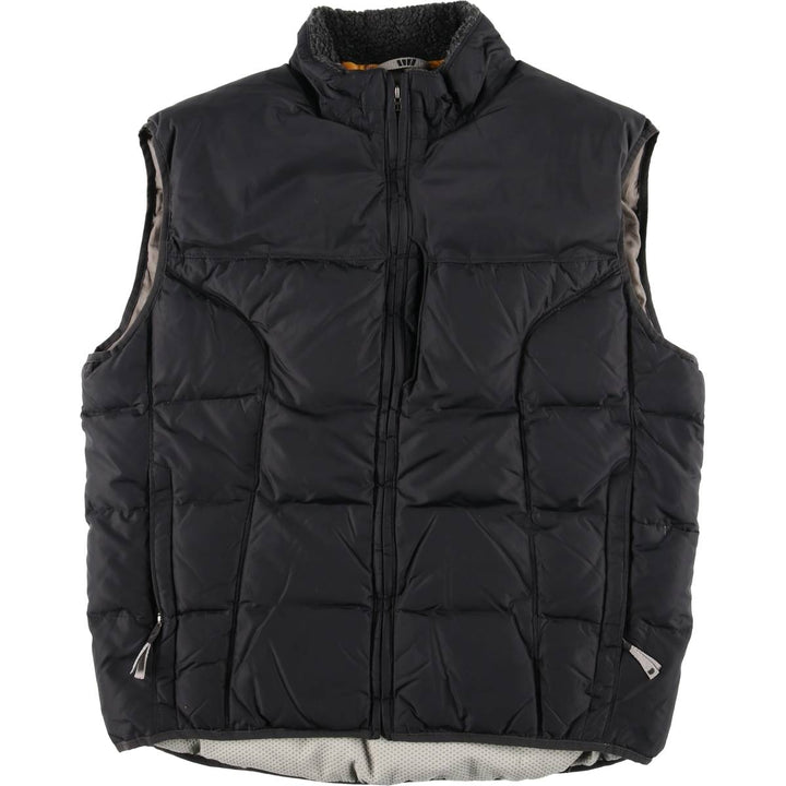 2000'S GAP Down Vest, Men's Size L Nylon black type Vintage Second Hand