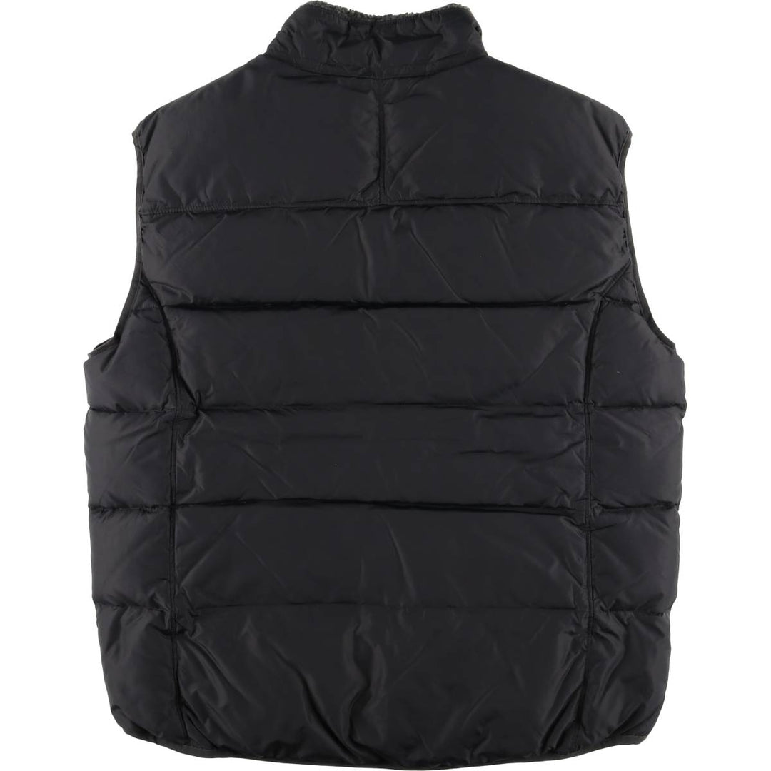 2000'S GAP Down Vest, Men's Size L Nylon black type Vintage Second Hand
