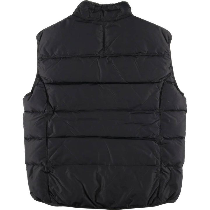 2000'S GAP Down Vest, Men's Size L Nylon black type Vintage Second Hand
