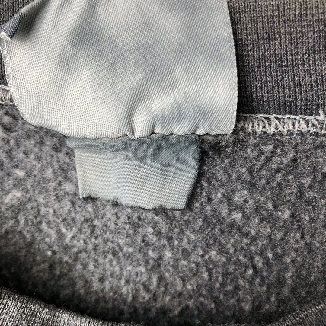 Vintage Lee Heavy Weight College Sweatshirt from the 90s-00s, Made in USA, Men's Size L cotton Charcoal Vintage Second Hand