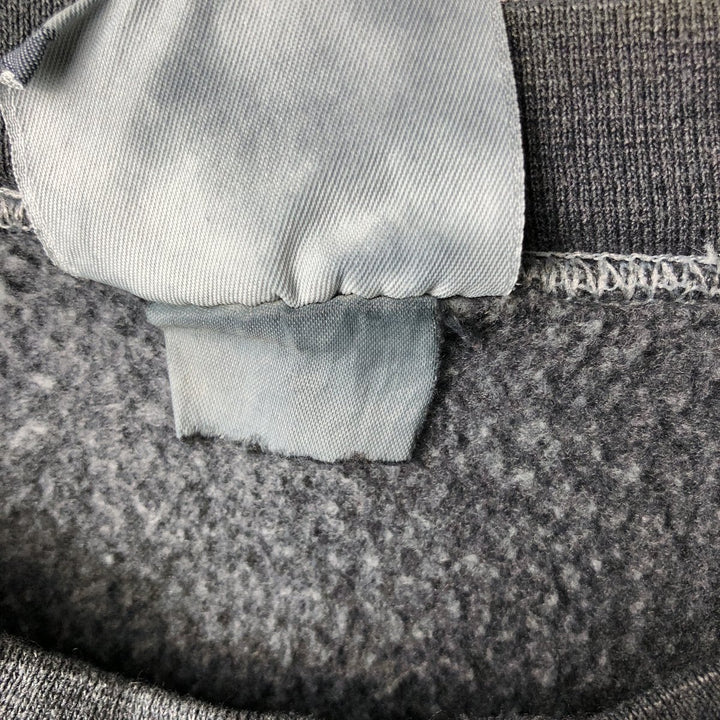 Vintage Lee Heavy Weight College Sweatshirt from the 90s-00s, Made in USA, Men's Size L cotton Charcoal Vintage Second Hand