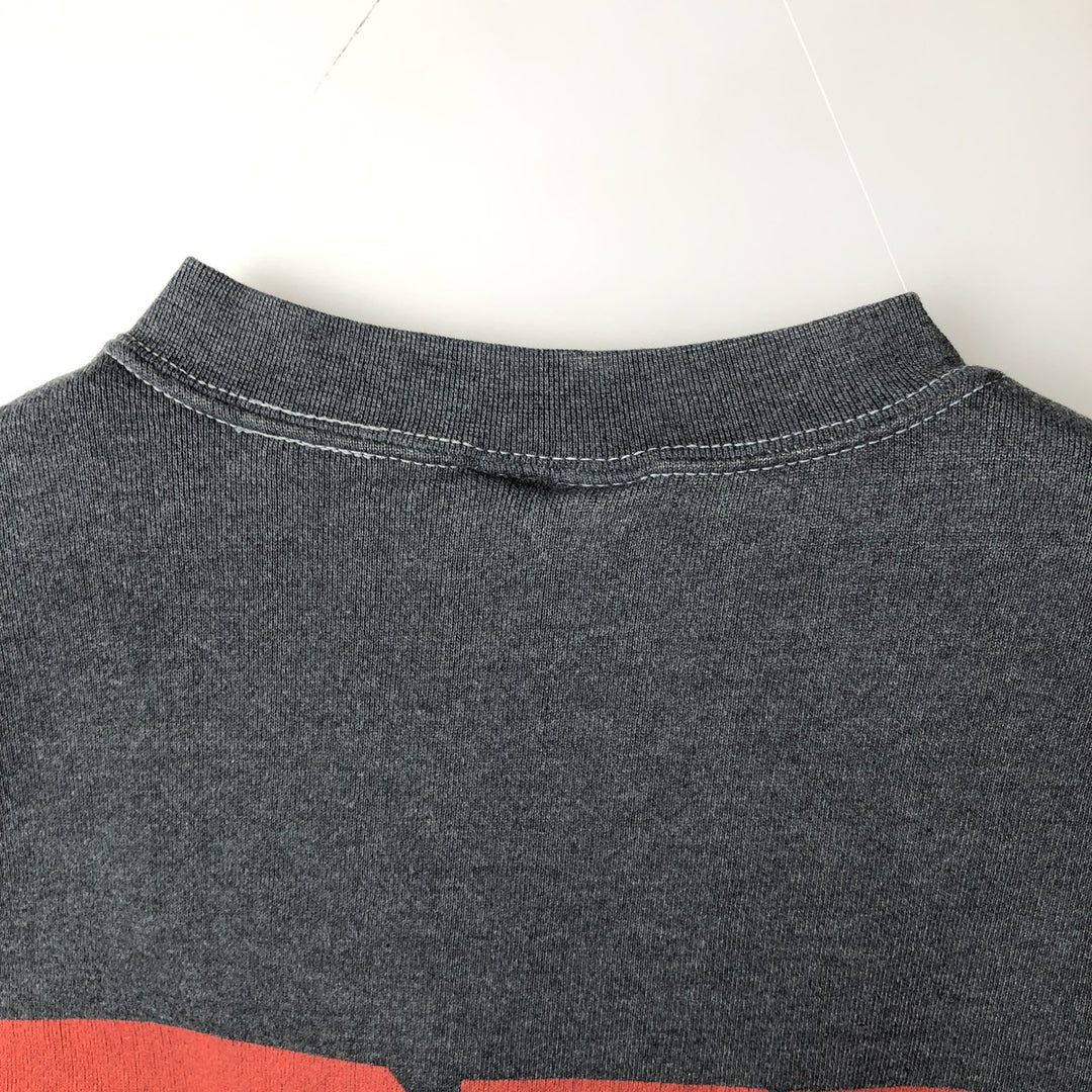 Vintage Lee Heavy Weight College Sweatshirt from the 90s-00s, Made in USA, Men's Size L cotton Charcoal Vintage Second Hand