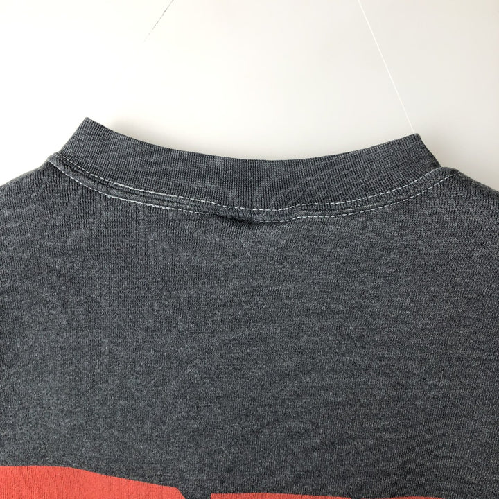 Vintage Lee Heavy Weight College Sweatshirt from the 90s-00s, Made in USA, Men's Size L cotton Charcoal Vintage Second Hand