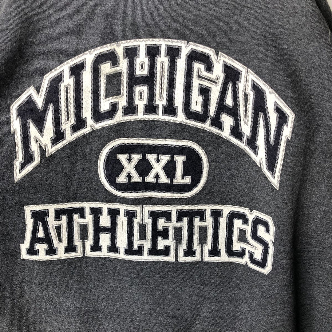 Vintage 90'S TNT by TRAU AND LOEVNER college sweatshirt, men's size XL cotton Charcoal Vintage Second Hand