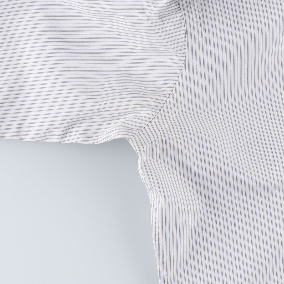 Vintage 1980'S Polo by Ralph Lauren long-sleeved button-down striped shirt, size M, women's cotton white type Vintage Second Hand