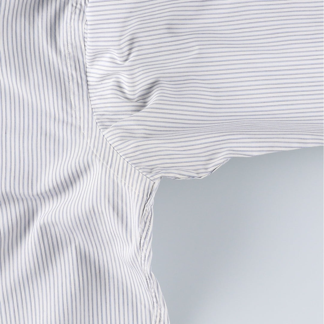 Vintage 1980'S Polo by Ralph Lauren long-sleeved button-down striped shirt, size M, women's cotton white type Vintage Second Hand