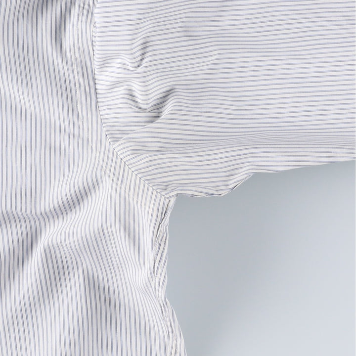 Vintage 1980'S Polo by Ralph Lauren long-sleeved button-down striped shirt, size M, women's cotton white type Vintage Second Hand