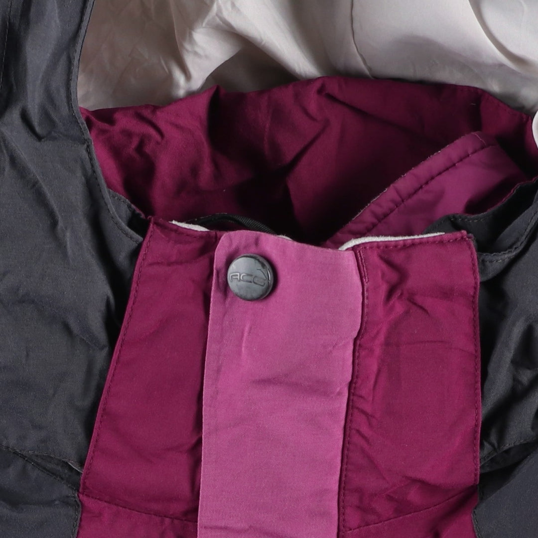 2000'S Nike ACG Padded Mountain Parka/Shell/Puffer Jacket, Women's XL Nylon purple type Vintage Second Hand