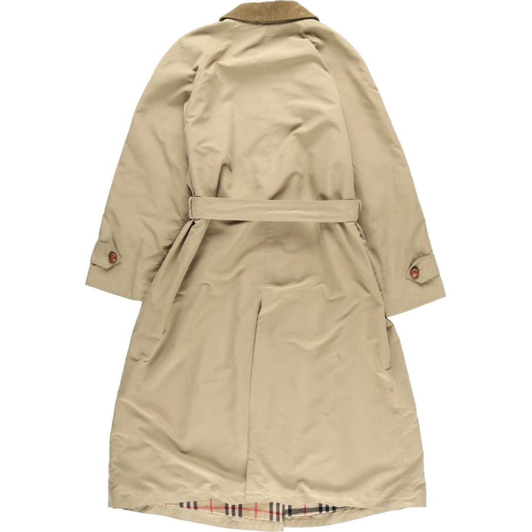 Burberry's Balmacaan Coat, Women's Size M polyester Beige type Vintage Second Hand