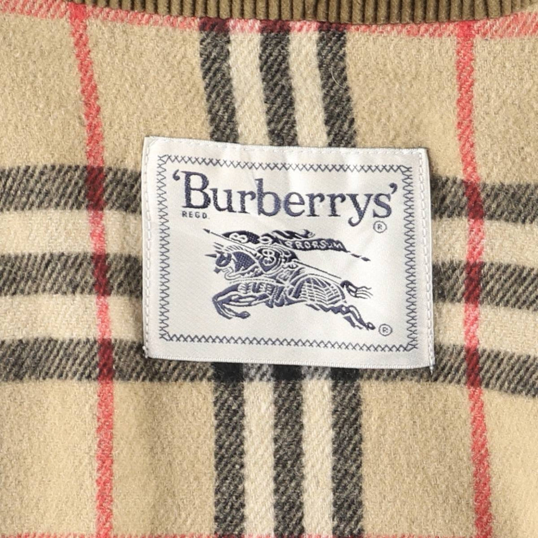 Burberry's Balmacaan Coat, Women's Size M polyester Beige type Vintage Second Hand