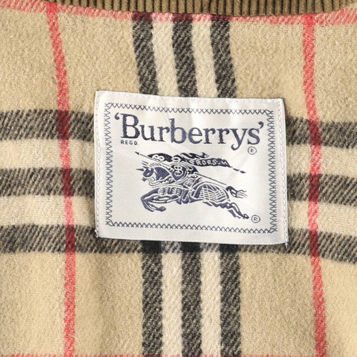 Burberry's Balmacaan Coat, Women's Size M polyester Beige type Vintage Second Hand