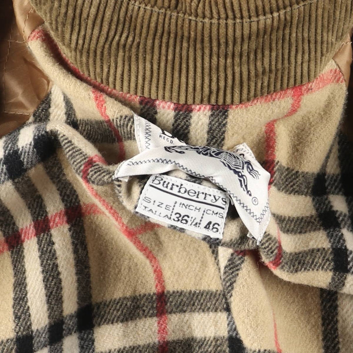 Burberry's Balmacaan Coat, Women's Size M polyester Beige type Vintage Second Hand