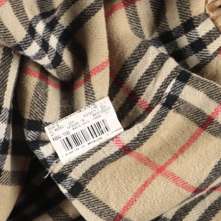 Burberry's Balmacaan Coat, Women's Size M polyester Beige type Vintage Second Hand